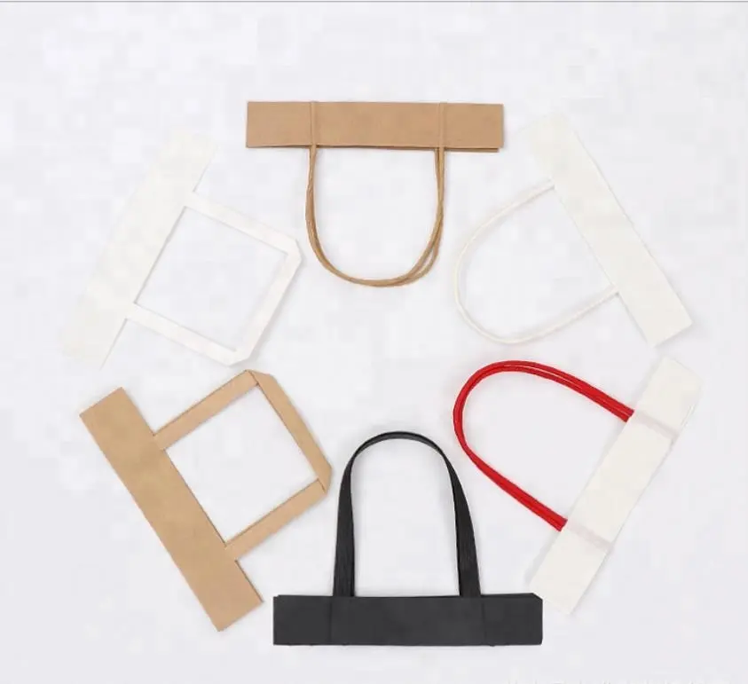 環境にやさしい紙ギフトバッグツイストコードハンドルリサイクル3mmバッグストリングロープ手仕事DIY