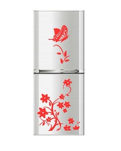 Refrigerador mariposa patrón de pared arte pegatinas decoración extraíble <span class=keywords><strong>mural</strong></span> Decal - Product Image 1