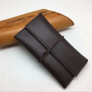 Best seller on New Custom High Quality Handmade leather Tabacoo Pouch Case Low Price Rolling Papers Tobacco Pouches