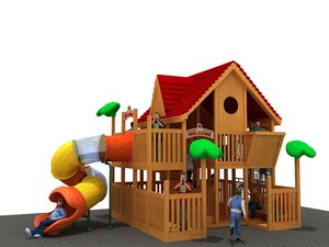 Nuevo Sistema <span class=keywords><strong>de</strong></span> Juego Infantil Yonglang YL-M038, Multifuncional, <span class=keywords><strong>de</strong></span> Acero Galvanizado y Madera, para Exteriores, para <span class=keywords><strong>4</strong></span> Niños, <span class=keywords><strong>de</strong></span> 2 Años, 500 kg - Product Image 3