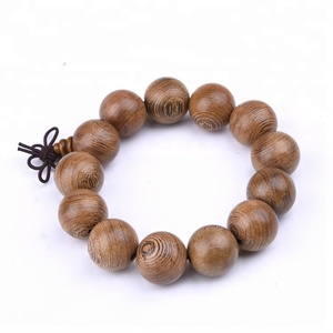 Bijoux faits main hommes naturel bois mala perles bracelet - Product Image 4
