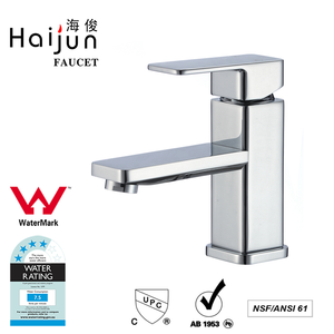 Grifo de Lavabo Cuadrado Cromado WaterMark WELS, Mezclador de Agua para Baño, Grifo de un Solo Orificio, Sin Plomo, para el Mercado Australiano - Product Image 5