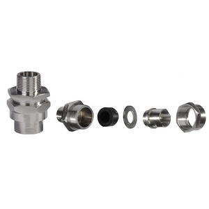 Fabrication en usine de connecteurs de presse-étoupe métalliques antidéflagrants de type NPT <span class=keywords><strong>PG</strong></span> M, personnalisation, usinage CNC, haute précision - Product Image 1