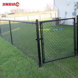 Nhà Máy Bán Buôn Kim Loại Ngoài Trời Màu Xanh Lá Cây Dây Lưới Hàng Rào Trellis Chuỗi Liên Kết Lưới Sân Vận Động Hàng Rào 6ft Cho Nhà - Product Image 6