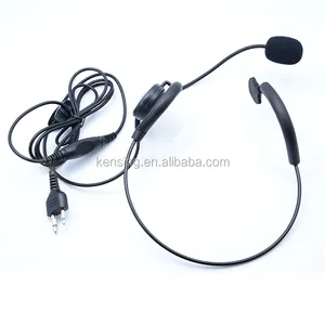 walkie talkie headsets with PTT button for all kind of radio