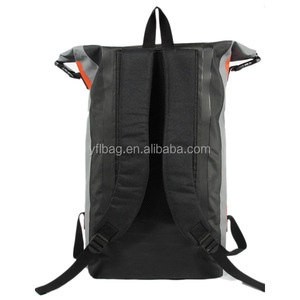 Sac à dos unisexe en bâche imperméable 40L Sac sec pliable Doublure en coton PVC Poignée durable Logo Caractère Motif Voyage en plein air - Product Image 4