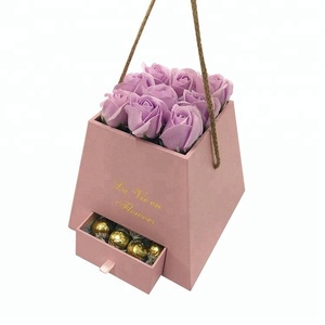 Bán Buôn Chất Lượng Cao Đẹp Tông Giấy Hộp Hoa Với Ngăn Kéo - Product Image 1