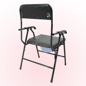 Chaise de toilette en acier, fournitures de thérapie, de rééducation, <span class=keywords><strong>avec</strong></span> accoudoir <span class=keywords><strong>pour</strong></span> <span class=keywords><strong>personnes</strong></span> handicapés, <span class=keywords><strong>personnes</strong></span> <span class=keywords><strong>âgées</strong></span> et hommes - Product Image 4