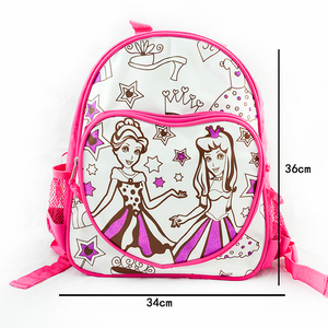 Nuovo stile bello DIY <span class=keywords><strong>colorare</strong></span> borsa con stampa del fumetto per gli studenti - Product Image 5