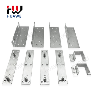 华为现代家具床架连接器家具配件金属床转角连接钩 - Product Image 1