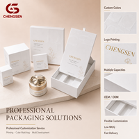 Boîte cadeau personnalisée pour ensembles cosmétiques, emballage en carton imprimé à couvercle articulé pour marques de détail