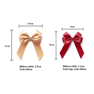 Nhà Máy Msd Tùy Chỉnh Tự Dính <span class=keywords><strong>Bow</strong></span> Quà Tặng Ribbon <span class=keywords><strong>Bow</strong></span> Với Đàn Hồi Satin Ribbon <span class=keywords><strong>Bow</strong></span> Cho Hộp - Product Image 5
