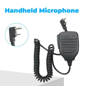 UV-5R UV-82 वॉकी टॉकी रेडियो के लिए सबसे ज्यादा बिकने वाला हैंडहेल्ड माइक्रोफोन स्पीकर माइक पीटीटी - Product Image 3