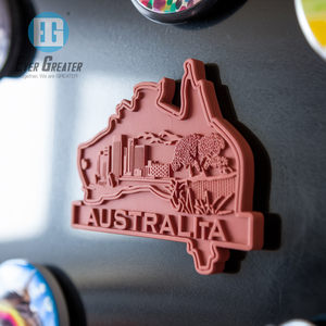 맞춤형 맞춤형 소프트 관광 기념품 고무 냉장고 자석 스티커 로고 3D 실리콘 PVC 냉장고 자석 - Product Image 2