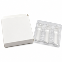 Vente flash - Boîte d'emballage holographique personnalisée et étiquettes - Boîtes en papier de 3 ml et 10 ml avec plateau en plastique pour 1, 2 ou 3 packs