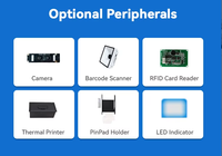 Terminal de Kiosco de 24 Pulgadas con Reconocimiento Facial, Android 11, Impresora Integrada, Pantalla Táctil, para Hotel, Auto Check-in, Monitor SDK