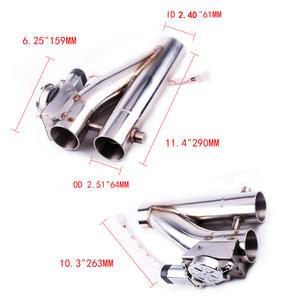 Sistema <span class=keywords><strong>di</strong></span> <span class=keywords><strong>Scarico</strong></span> Wireless con <span class=keywords><strong>Valvola</strong></span> Elettrica da 2.25\", 2.5\", 3\" Controllo Remoto Silenziatore a <span class=keywords><strong>Doppia</strong></span> <span class=keywords><strong>Valvola</strong></span> - Product Image 6