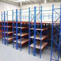 Système d'étagères industrielles multi-niveaux en acier haute efficacité pour entrepôt e-commerce, picking et stockage en usine