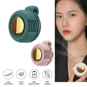 Ventilatore Portatile Ricaricabile Mini USB Senza Pale da Appendere in Vita con Clip, 3 Velocità, Raffreddatore d'Aria - Product Image 4