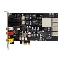 SE-CM6635A-HiFi Carte son interne numérique HiFi PRO PCI Express 7.1 canaux Fibre/Coaxial pour audiophiles