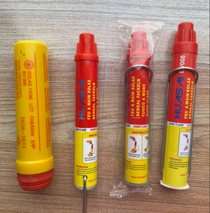 BV008 HUASAI Linterna <span class=keywords><strong>de</strong></span> <span class=keywords><strong>Mano</strong></span> Roja, Pirotecnia, Señalización, Fuegos Artificiales, Humo Rojo Diurno, Rescate <span class=keywords><strong>de</strong></span> Emergencia, Linterna <span class=keywords><strong>de</strong></span> <span class=keywords><strong>Mano</strong></span> Roja Portátil - Product Image 4