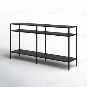 <span class=keywords><strong>Console</strong></span> Moderne en Fer de Style Nordique, Multi-Niveaux, Hauteur Réglable pour Hôtel, Villa, Entrée, Rangement, Salon, Bibliothèque - Product Image 4