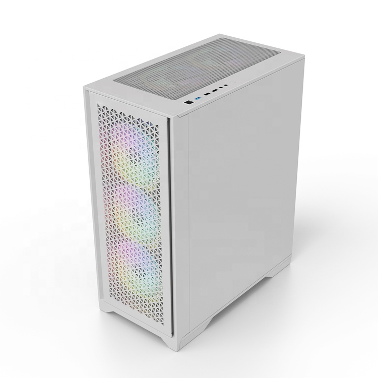 2022 крутой дизайн ATX башня Полностью закаленное стекло ПК игровой компьютер Корпус габин для геймеров
