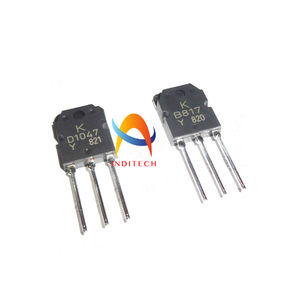 ส่วนประกอบอิเล็กทรอนิกส์ใหม่และของแท้ KTD1047 KTB817 <span class=keywords><strong>D1047</strong></span> <span class=keywords><strong>B817</strong></span> ทรานซิสเตอร์แอมพลิฟายเออร์ KTD1047 KTB817 <span class=keywords><strong>D1047</strong></span> <span class=keywords><strong>B817</strong></span> - Product Image 2