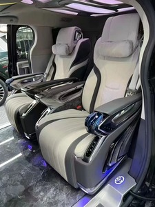 Fauteuil de massage électrique de luxe en cuir, fonctions de siège d'aviation modifiées pour Mercedes Vito <span class=keywords><strong>V</strong></span>-class W447 Toyota Hiace - Product Image 2