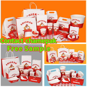 Emballage de boîte à churros en carton <span class=keywords><strong>blanc</strong></span> biodégradable écologique jetable de qualité alimentaire, gobelet à sauce en gros, emballage de collation - Product Image 6