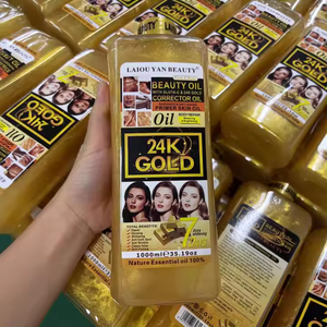Vendita calda 1000ml 24K oro Super sbiancante olio da massaggio olio essenziale di glutatione corpo viso idratante olio massaggio <span class=keywords><strong>Spa</strong></span> - Product Image 1