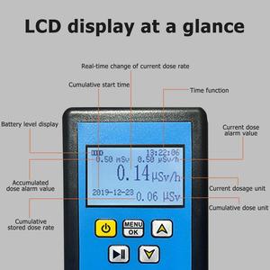 Detector de Radiación Nuclear Portátil, Contador Geiger NR-850, Detector Profesional de Radiactividad Diaria, Probador de Rayos X y Rayos Gamma NR-850 - Product Image 3