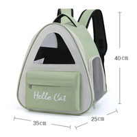 Sac à dos de transport triangulaire respirant pour chat, vente en gros