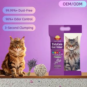 Litière pour chats Arena Para Gatos, écologique, bentonite de sodium, agglomération rapide, faible poussière, contrôle des odeurs, vente en gros directe d'usine - Product Image 1