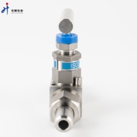 6000 psi Vanne à pointeau réglable haute pression forgée Vanne à pointeau en acier inoxydable avec filetage mâle NPT