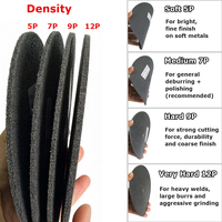 Disque de polissage ultra-fin en fibre de nylon de 6 pouces/150 mm, non tissé, unitaire, pour le meulage des rainures de soudure en acier inoxydable