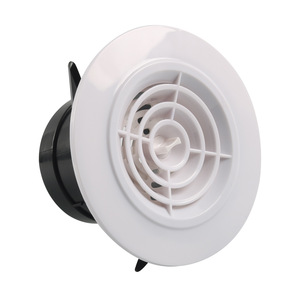 ช่องระบายอากาศแบบวงกลมปรับได้สำหรับคาราวาน RV ท่อพลาสติกพร้อมหน้าแปลนยึด - Product Image 3