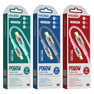 Kaku/KaKuSiGa. KSC-809 pd60w nhanh sạc cáp dữ liệu Type-C để Type-C giá rẻ chất lượng tốt dòng dữ liệu - Product Image 1