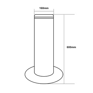Traffic <span class=keywords><strong>Borne</strong></span> De Voiture Coffret-Fort Avec Bornes Bollards Automatique 316 Bornes En Acier Bollard Rétractable - Product Image 2