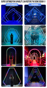 SMOOTH Outdoor Show Booth Shell LED RGB Light 360 Photo Booth Event Tunnel Fondo Recinto Telón de fondo - Product Image 6