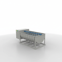 Machine de polissage industrielle haute performance pour bâtons de bambou longs et tiges en bois