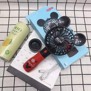 Portátil lindo <span class=keywords><strong>Mickey</strong></span> Minnie ventilador <span class=keywords><strong>de</strong></span> mano Escritorio <span class=keywords><strong>de</strong></span> oficina Usb recargable Mini ventilador estudiante Oficina pequeño ventilador <span class=keywords><strong>de</strong></span> refrigeración para viajes - Product Image 3