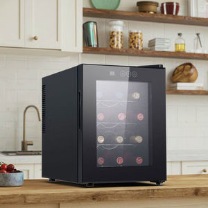 Mini réfrigérateur de bar de 32 litres, boissons, acier inoxydable, Red Bull, refroidissement par air, petit réfrigérateur d'hôtel - Product Image 2