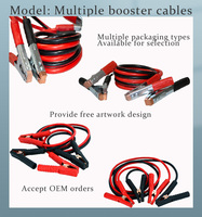 Câbles de démarrage de voiture automatique 500Amp 2.5M Heavy Duty Battery Booster cable Jump start