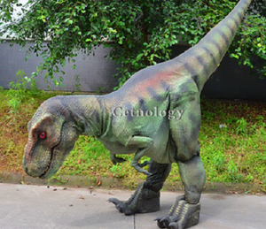 Halloween Animatronics Cetnology tamaño real dinosaurio mecánico piernas ocultas caminar t-rex disfraz para <span class=keywords><strong>Jurassic</strong></span> <span class=keywords><strong>World</strong></span> Theme Park - Product Image 4