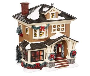 Polyrésine/résine décoration de noël Village de neige noël au Lit de grand-mère - Product Image 2