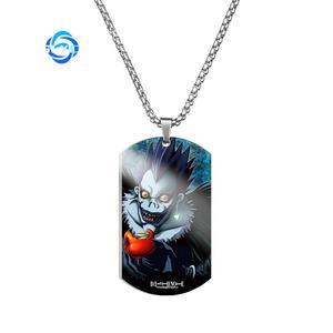 24 Designs Rétro Anime One Side Printing <span class=keywords><strong>Death</strong></span> <span class=keywords><strong>Note</strong></span> Japandi Kira L Porte-clés en métal Accessoires NeckLace Tag - Product Image 6