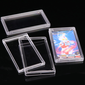 WEISHENG Vente directe Cartes de sport personnalisées à collectionner, support de carte transparent UV mini à clipser pour collection de cartes Poké<span class=keywords><strong>mon</strong></span> et de cartes de sport - Product Image 4