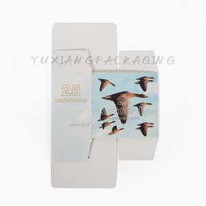 Kaliber 12/76 10/89 Karton-Munitionsbox 20 Stück Verpackung mit Matter Laminierung UV-Beschichtung Umweltfreundlich Wiederverwendbar - Product Image 5