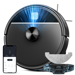 Smart Home <b>Robot</b> Vacuum Cleaner LDS Navigation Intelligent 3-in-1 Automatic Mopping Sweeping Vacuuming Battery-Powered - Product Image 1